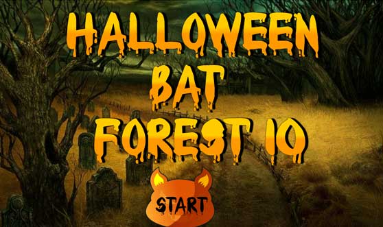Halloween Bat Forest 10 HTML5